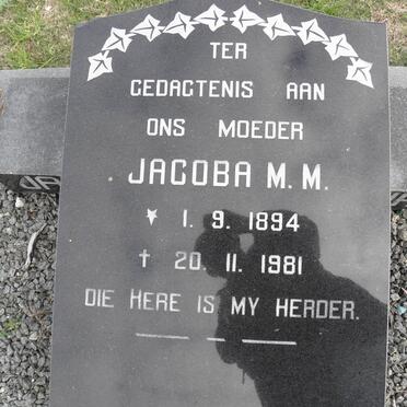 RENSBURG, Janse van Jacoba M.M. 1894-1981