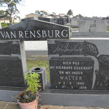 RENSBURG Walter, van 1945-1978