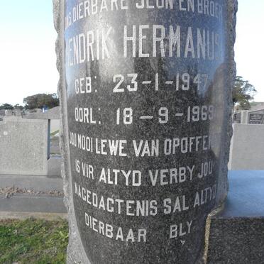 RENSBURG Hendrik Hermanus, van 1947-1969