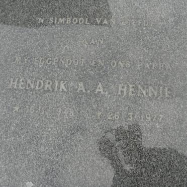 ROELOFSE Hendrik A.A. 1948-1977