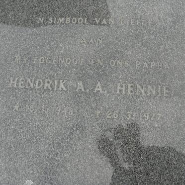 ROELOFSE Hendrik A.A. 1948-1977