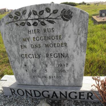 RONDGANGER Cecily Regina 1937-1983