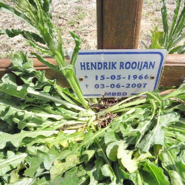ROOIJAN Hendrik 1966-2007