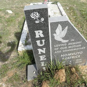 RUNELI Nomvuyo Beatrice 1945-2007