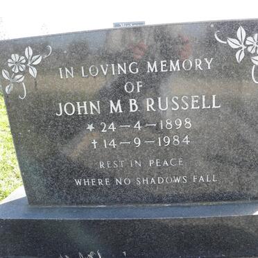 RUSSELL John M.B. 1898-1984