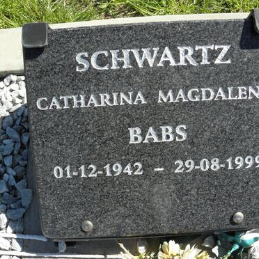 SCHWARTZ Catharina Magdalena 1942-1999