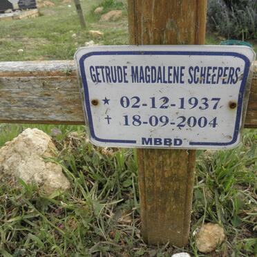 SCHEEPERS Getrude Magdalene 1937-2004