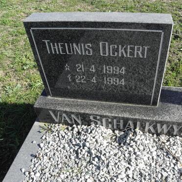 SCHALKWYK Theunis Ockert, van 1994-1994