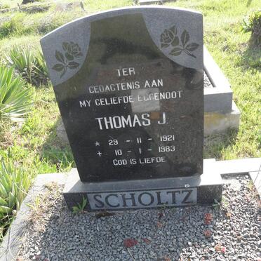 SCHOLTZ Thomas J. 1921-1983