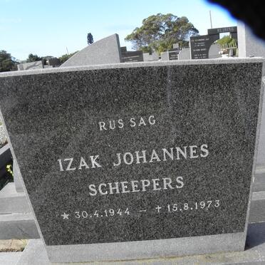 SCHEEPERS Izak Johannes 1944-1973