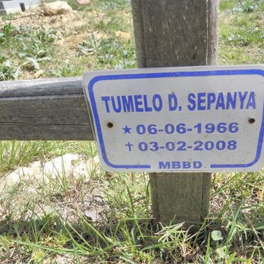 SEPANYA Tumelo D. 1966-2008