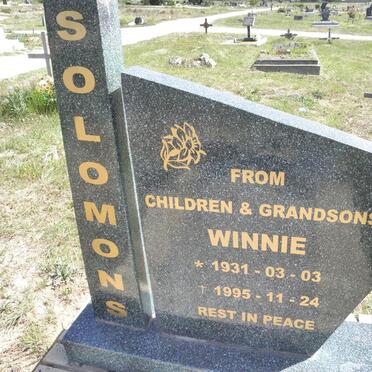 SOLOMONS Winnie 1931-1995