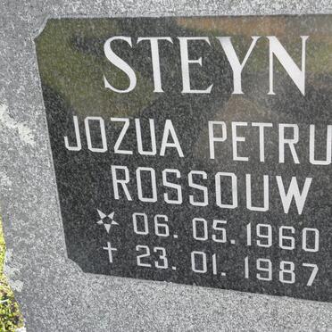 STEYN Jozua Petrus Rossouw 1960-1987