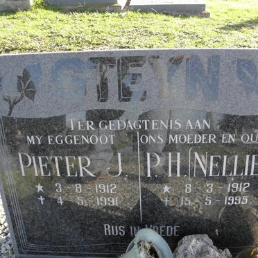 STEYN Pieter J. 1912-1991 &amp; P.H. 1912-1995