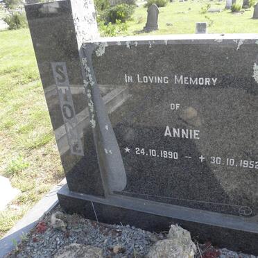 STONE Annie 1890-1952