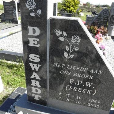 SWARDT F.P.W., de 1944-2003