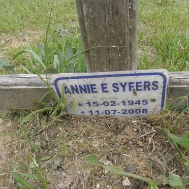 SYFERS Annie E. 1945-2008