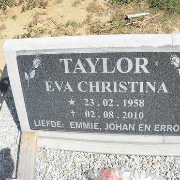 TAYLOR Eva Christina 1958-2010