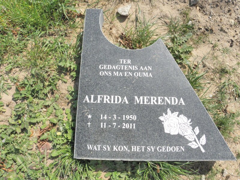 TESSENAAR Alfrida Merenda 1950-2011