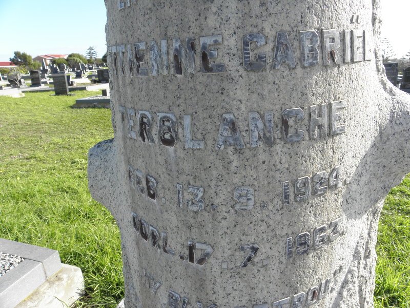 TERBLANCHE Ettiene Gabriël 1924-1963