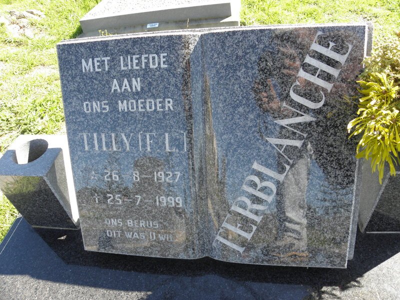 TERBLANCHE F.L. 1927-1999