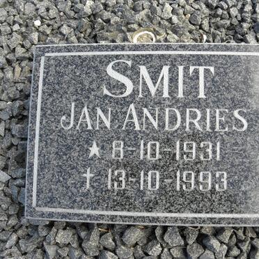 SMIT Jan Andries 1931-1993