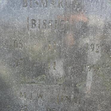 THERON Bismarck 1927-1996 &amp; M.J.W. 1933-