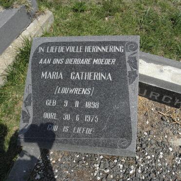 TURCK Maria Catharina nee LOUWRENS 1898-1975