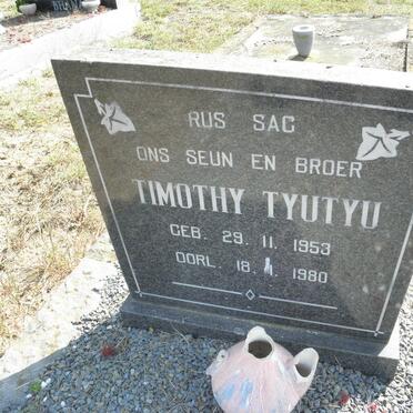 TYUYTYU Timothy 1953-1980