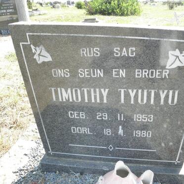 TYUTYU Timothy 1953-1980
