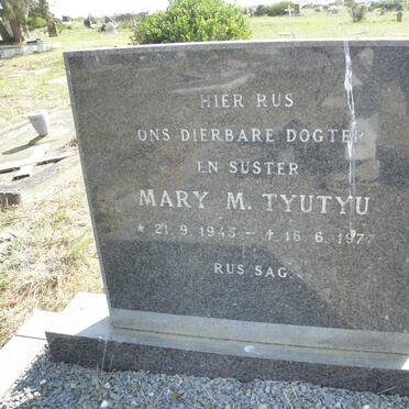 TYUTYU Mary M. 1945-1977