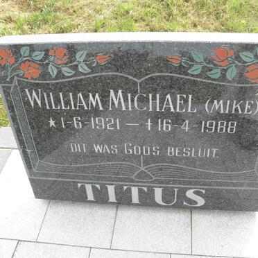 TITUS William Michael 1921-1988