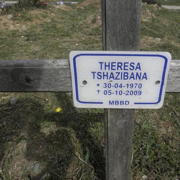 TSHAZIBANA Theresa 1970-2009