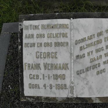 VERMAAK George Frank 1940-1959