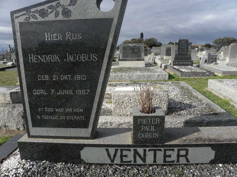 VENTER Hendrik Jacobus 1913-1967