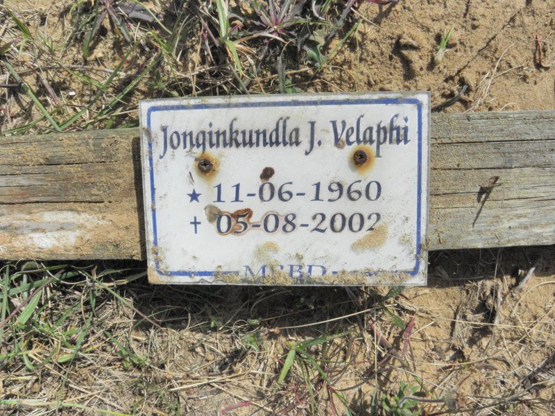VELAPHI Jonginkundla J. 1960-2002