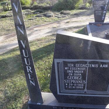 VUUREN George Stephanus, van 1916-1988