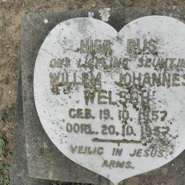 WELSCH Willem Johannes 1957-1957