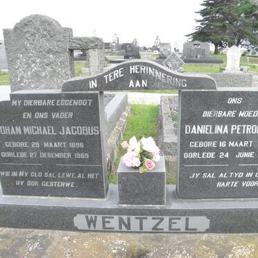 WENTZEL Johan Michael Jacobus 1896-1969 &amp; Danielina Petronella M. 1899-1983