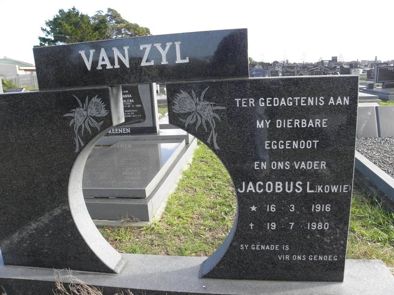 ZYL Jacobus L., van 1916-1980