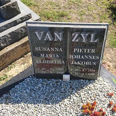 ZYL Pieter Johannes Jakobus, van 1936-2015 &amp; Susanna Maria Albertha 1933-2000