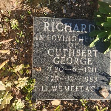 RICHARDS Cuthbert George 1911-2023