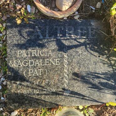 ALTREE Patricia Magdalene 1939-2006