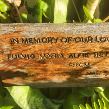 ? Fulvio, Maria, Alfie, Betty & Peter