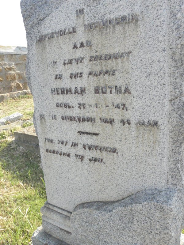 BOTHA Herman -1947