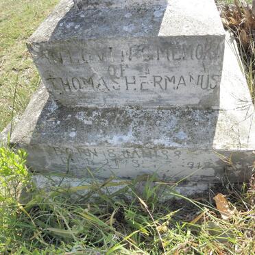 HERMANUS Thomas  188?-1919