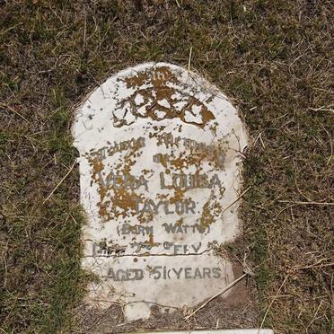 TAYLOR Vera Louisa nee WATTS