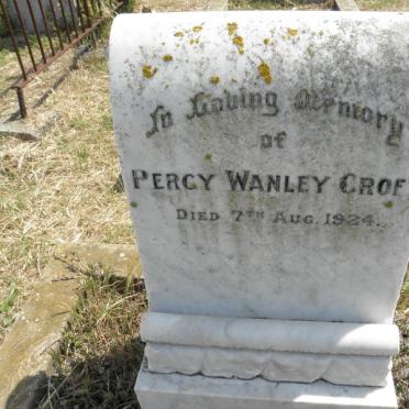 CROFT Percy Wanley -1924