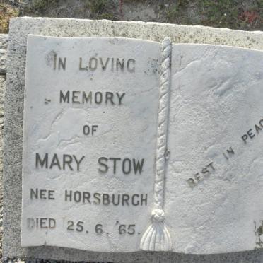 STOW Mary nee HORSBURGH -1965