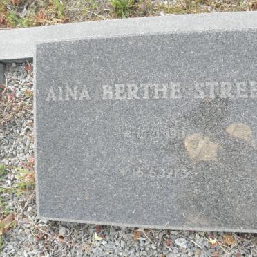 STREET Aina Berhte 1911-1973
